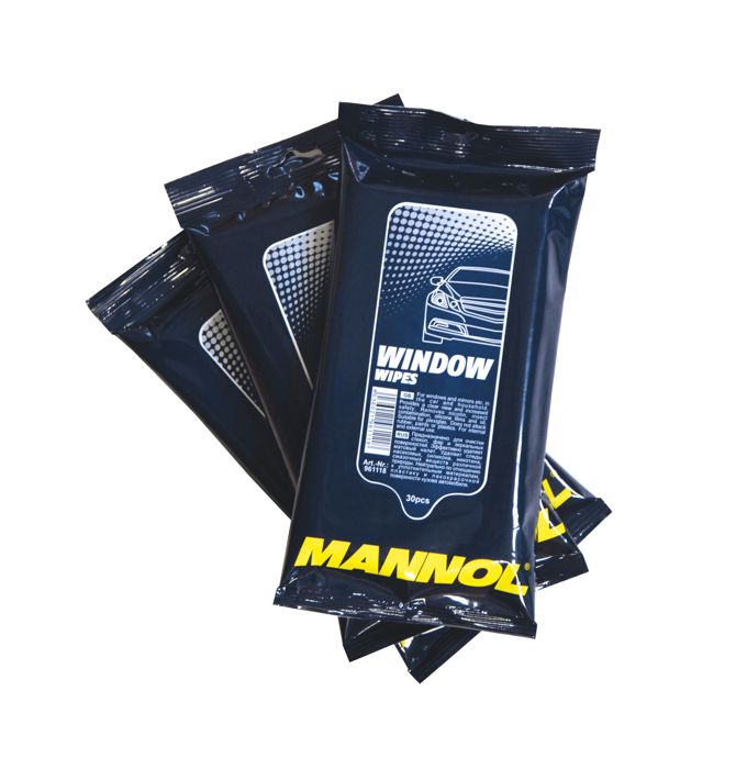 MAN-9947 Салфетки для очистки стекла Window Wipes MANNOL 30 шт