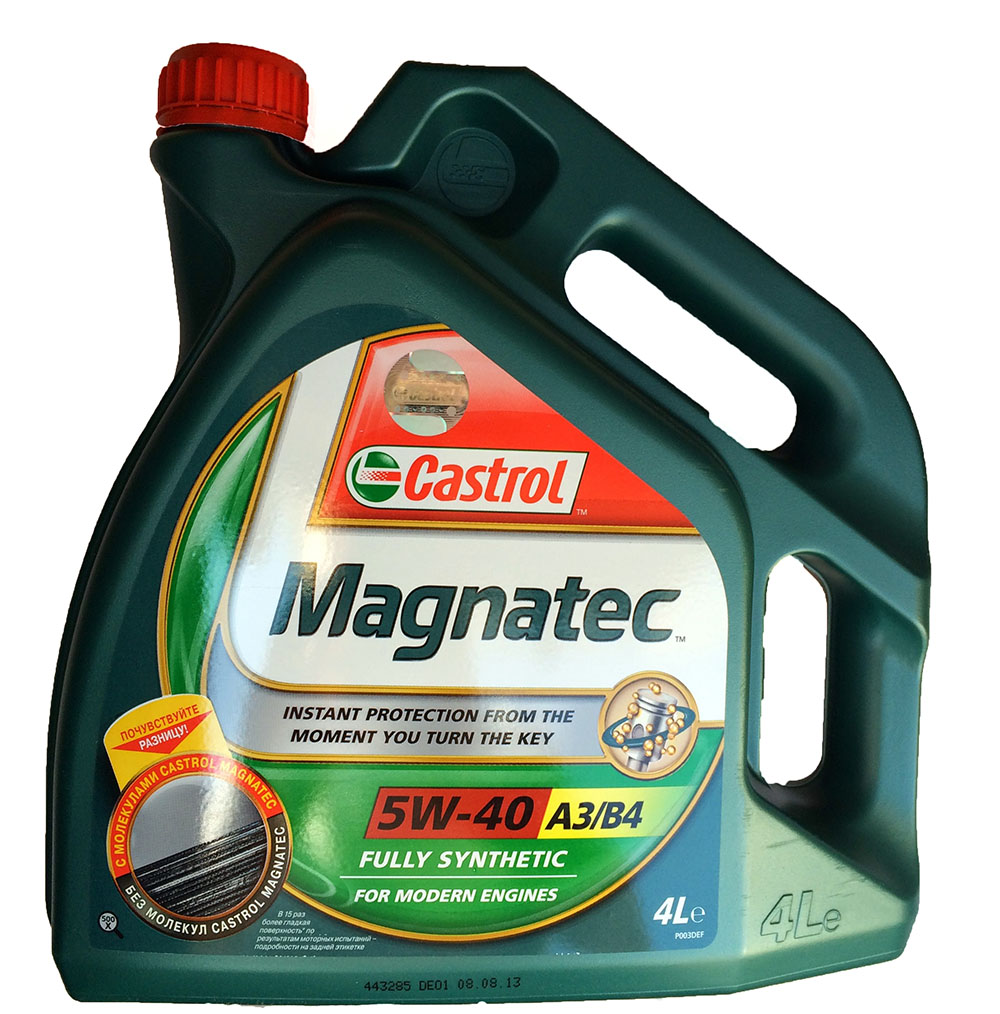 Масло CASTROL MAGNATEC SAE 5W-40 A3/B4 4литра