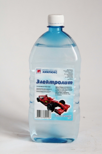 ЭЛЕКТРОЛИТ корректирующий 1,40г/см3 ПЭТ-бутылка 5литров