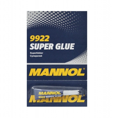 MAN-9922 Суперклей Super Glue MANNOL блистер 12шт по 3гр