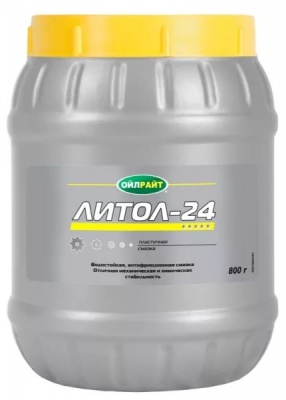 Смазка ЛИТОЛ-24 антифрикционная пластичная Oil Right 800г