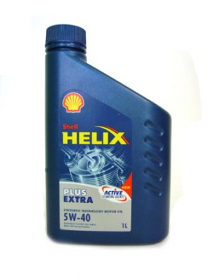 Масло SHELL HELIX EXTRA PLUS SAE 5W-40 1литр