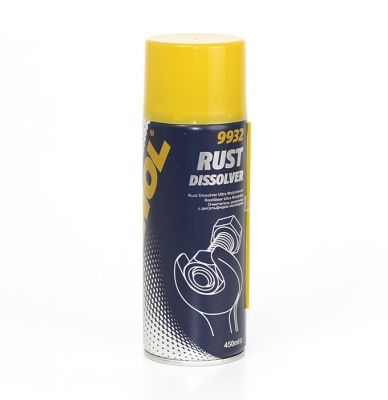 MAN-0310 Очиститель ржавчины с дисульфидом молибдена Rust Dissolver аэрозоль MANNOL 450мл